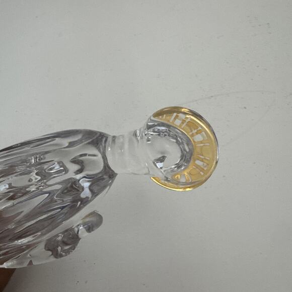 VTG GORHAM Lead Crystal JOSEPH Nativity Figurine Replacement 24K GOLD PLATED - Picture 5 of 10